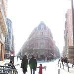 The long shopping streets of Toulouse