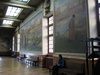 Capitalium inside with Illustrations on the wall