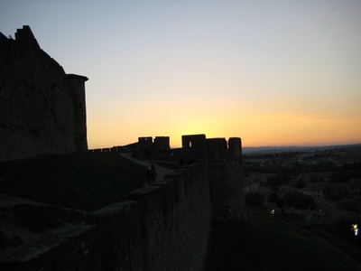 Another sunset on Carcassonne
