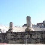 The Roman Theatre - originally housing over a hundred pillars, only two are left standing today.