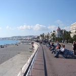 Des Anglais walkway on Nice's shoreline - expat Brits came up with this in the 1800's. Brilliant.
