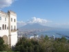 Mt Vesuvius in the distance