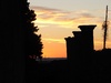 Pretty sunset over Pompeii