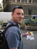 Nige's first breakfast in Italy - good yea?