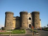 The castle! On a beautiful blue sky backdrop.
