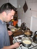 Our Hostel chef - Pasta ala Nige.