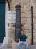 Moustache man and cannon