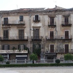 A common site in Palermo - a decrepit looking building