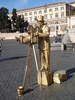 One of the many artists on the street