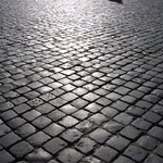 The roads all over Rome