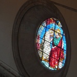 Dontello's strainglass window