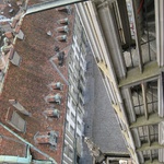 Bern: The winding tower of stairs on the right. Phew!