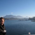 Lucerne: Ahh, coffee with a view!
