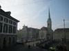 Zurich: One of the many clocks in the city