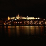 The castle at night