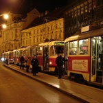 Our tram stop