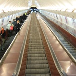 The longest escalator to the metro