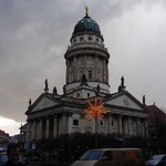 One of two identical churches - this one built by the German catholics for the French protestants - the other, built by the French protestants to say thanks to the German catholics!