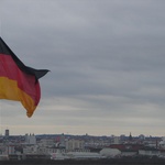 The lookout from the top of the Reichstag