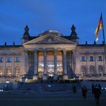 The Reichstag, Berlins parliament at night