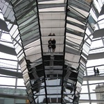 Inside the Reichstag - created to give you a view of the members of parliament at work.