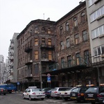 Warsaw: Two buildings left of the Jewish Ghetto