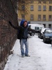 Krakow: Tom's happy its snowing