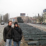 Warsaw: A very effective monument marking those who were taken to concentration camps from Warsaw 