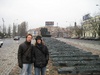 Warsaw: A very effective monument marking those who were taken to concentration camps from Warsaw  