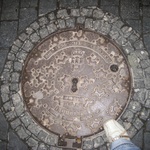 Krakow: man hole