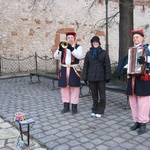 Krakow: Jolly men playing a gig 