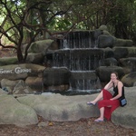 Oh the fake waterfalls so beautiful