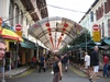 Street food hall, lots of seafood