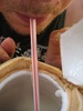 Back to good old times with a coconut drink