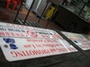 No selling when people are eating - great idea!