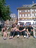 Having a pint on the edge of the thames with jen, dave and james. This pint is for you dad.