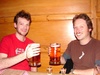 Beer and vodka with Nick at a traditional polish beerhall in Warsaw in preparation for a 