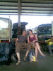 Crazy bus station at nong khai. Waiting for 10.40 bus to take us to Ubon Ratchathani down the Mekong. First bus experience so wish us luck!