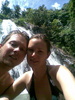Swimming at a waterfall on Koh Samui. Today we scooter round the island after 3 days at the beautiful beach.
