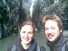 At a river on the base of Mount Etna! On our way up to the crater.