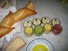 Enjoying our spoils from our two days in Dijon. YUM