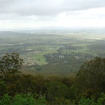 The view from the top of Mt Tamborine
