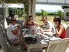 Another lunch with another great backdrop