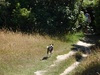 And she is off... where is Tom?