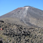 The way up Mount Ngauruhoe - there was no path