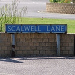 Scalwell Lane in Seaton - where Robin lived the first 7 years of his life.
