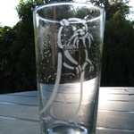 The Otter Ale pint glass, which wasn't ours unfortunately .. 