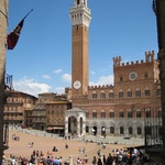 Siena Square, with the Clock Tower