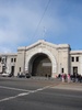 Just one of the pier gates along the waterfront