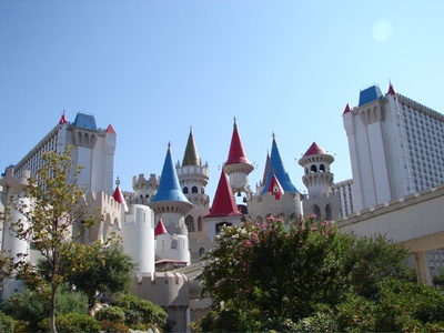 Our "castle" Excalibur - our home for the next 5 nights